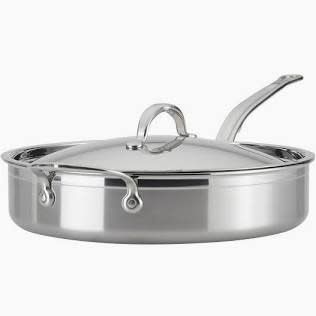 5.0qt Covered Sauté Pan w/helper handle (30cm) - Probond Luxe | Hestan