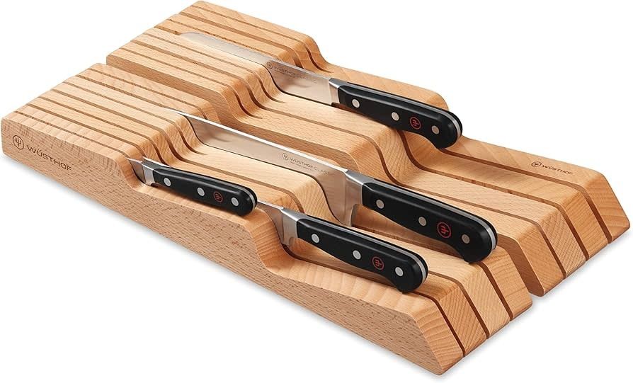 15-Slot Wide In-Drawer Storage Tray (Holds fourteen knives, up to 10" blade length) - Knife Storage | Wusthof