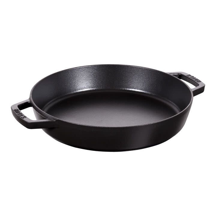 13-inch Double Handle Fry Pan - Black | Staub
