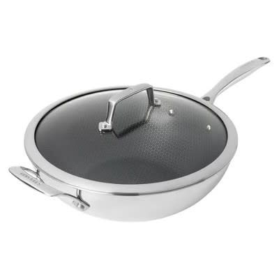 12-inch Stainless Steel Dual Performance Wok+ Lid | Henckels