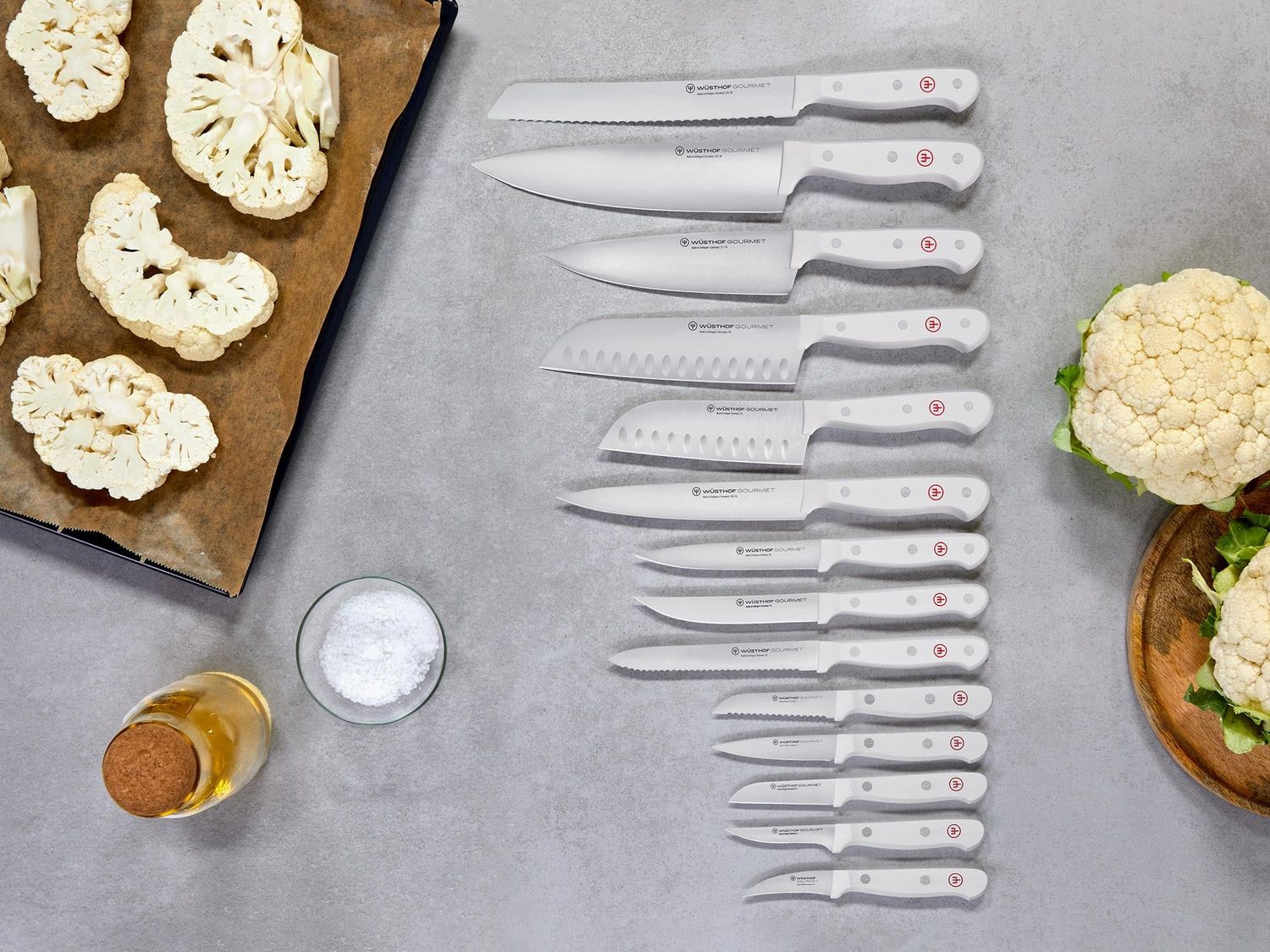 Nine Piece Steak Knife In-Drawer Set - Gourmet White | Wusthof