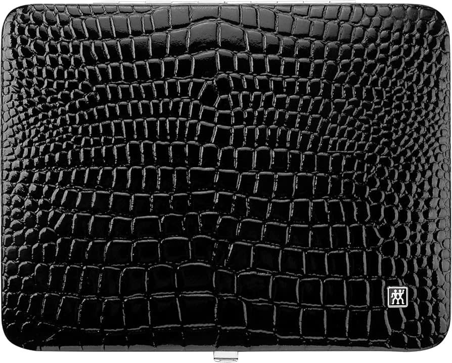 ZWB Classic 11-pc Black Crocodile Pattern Leather Frame Case Set | ZWILLING
