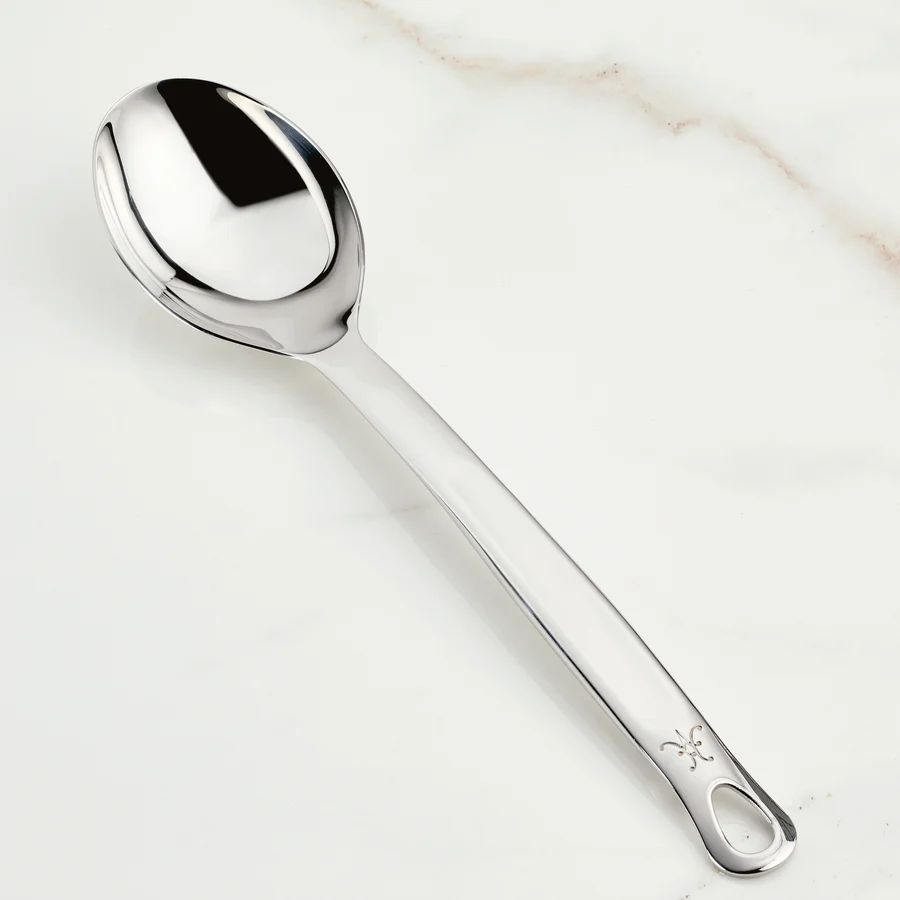 Stainless Steel Deep Spoon, 13" - Provisions Stainless Steel Chef's Tools | Hestan