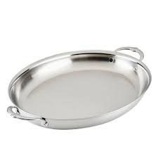 5.5qt OVAL Large Roaster, 17" (176 oz, 17.5" x 9.0") - Provisions Roasters, Au Gratins | Hestan