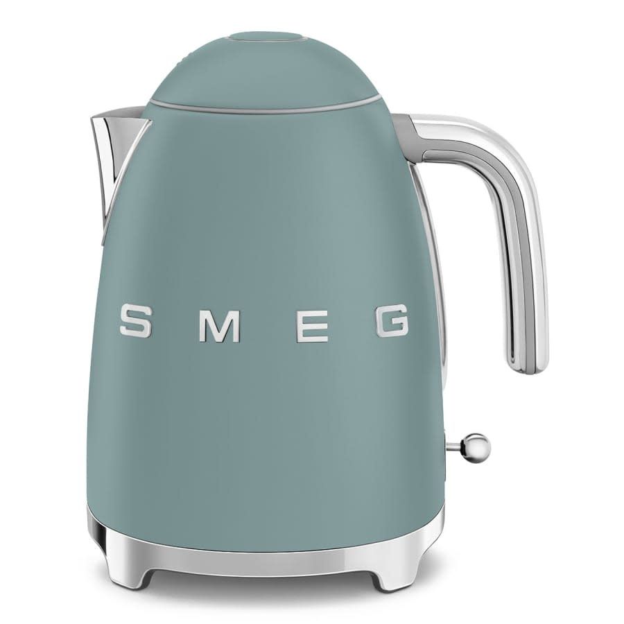 50's Retro Style Aesthetic 7 Cup Kettle Jade | SMEG