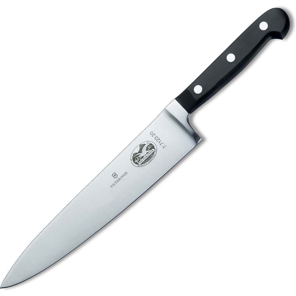 Chef's, Forged, 8" Straight Blade Black | Victorinox