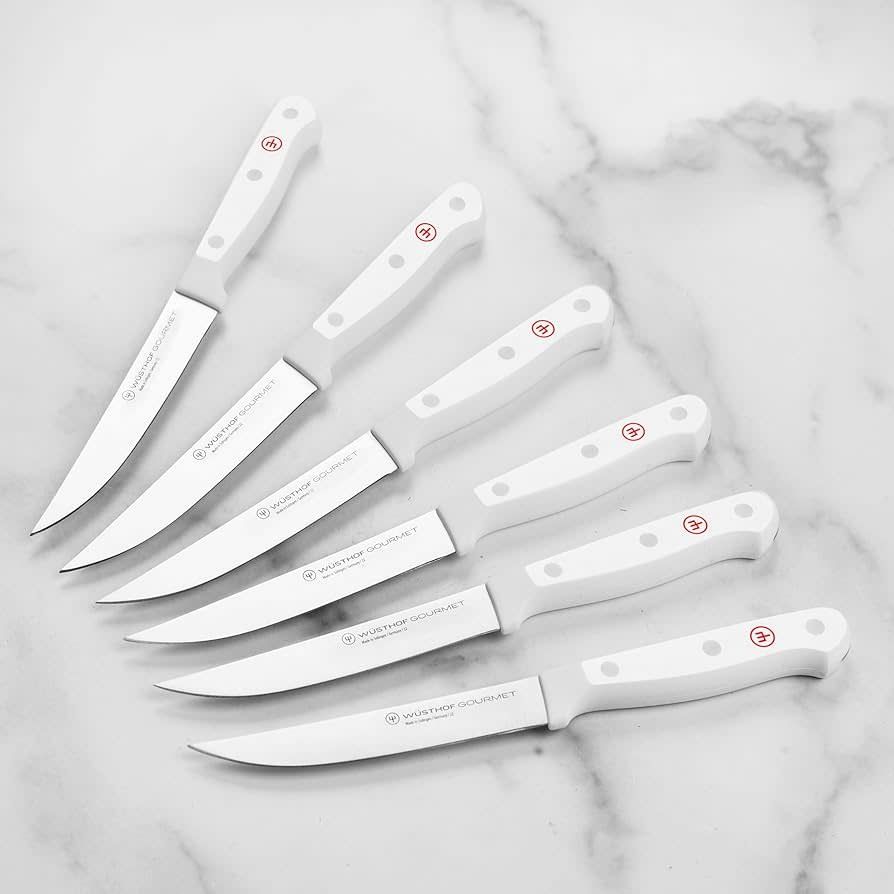 Six Piece Steak Knife Set - Gourmet White | Wusthof