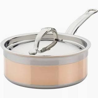 2.0qt Covered Saucepan (18cm) - Copperbond | Hestan