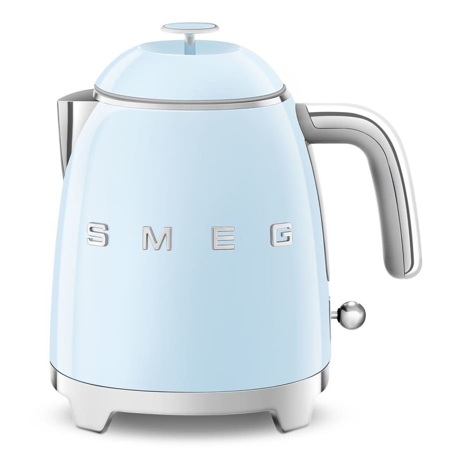 50's Retro Style Mini 3 Cup Kettle Pastel Blue | SMEG