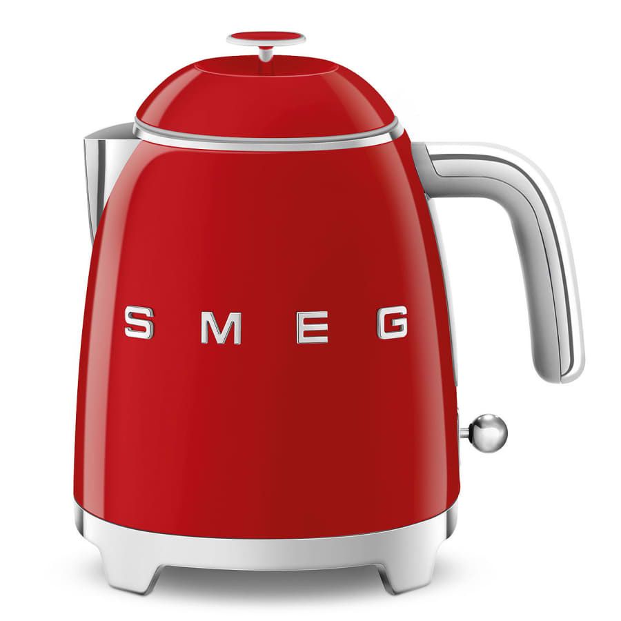 50's Retro Style Mini 3 Cup Kettle Red | SMEG