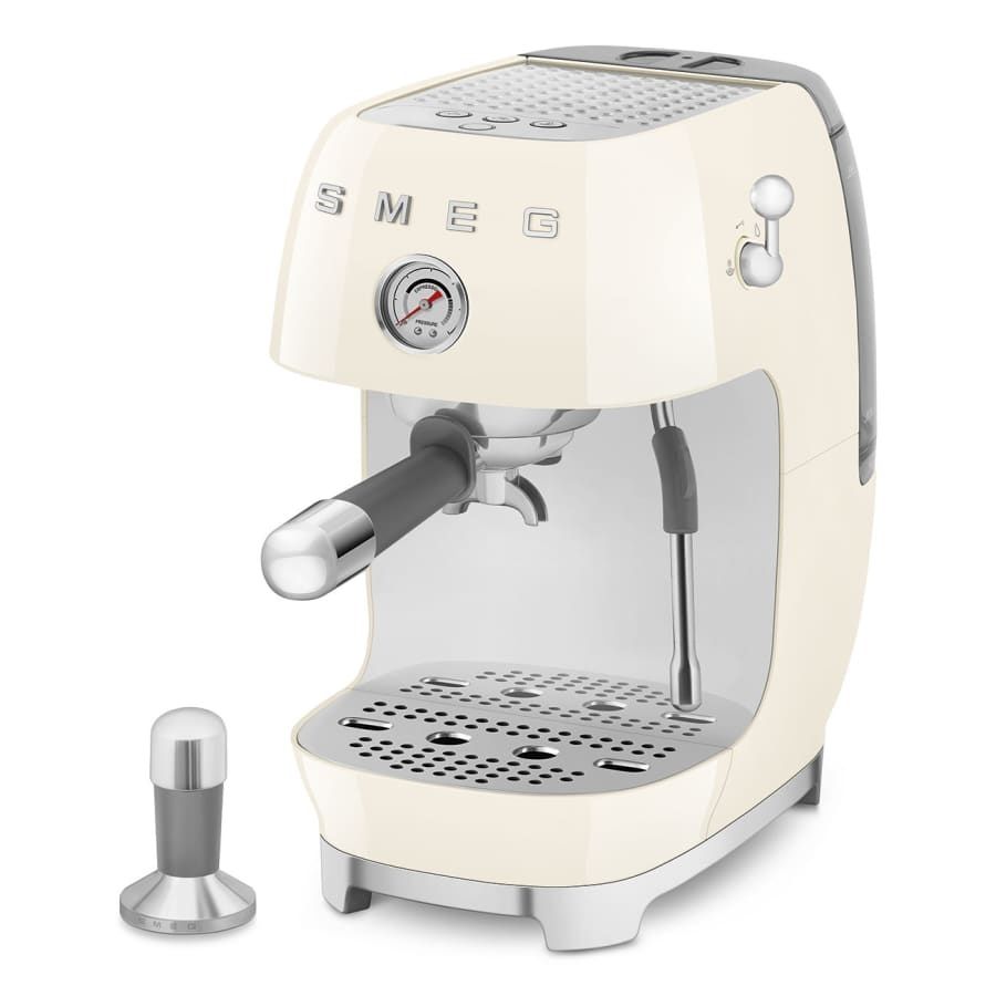 50's Retro Line Espresso &amp; Cold Brew Coffee Machine Cream | SMEG