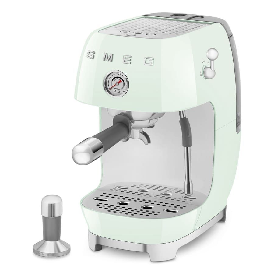 50's Retro Line Espresso &amp; Cold Brew Coffee Machine Pastel Green | SMEG