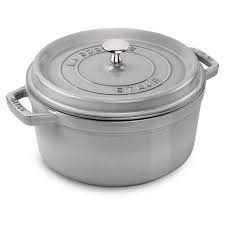 13.25-qt Round Dutch Oven - Graphite Grey | Staub