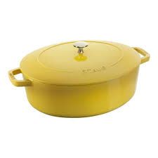 6.25-qt Wide Oval Dutch Oven - Citron | Staub