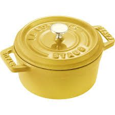 0.25-qt Mini Round Dutch Oven - Citron | Staub