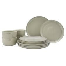 12-pc Dinnerware Set - White Truffle | Staub