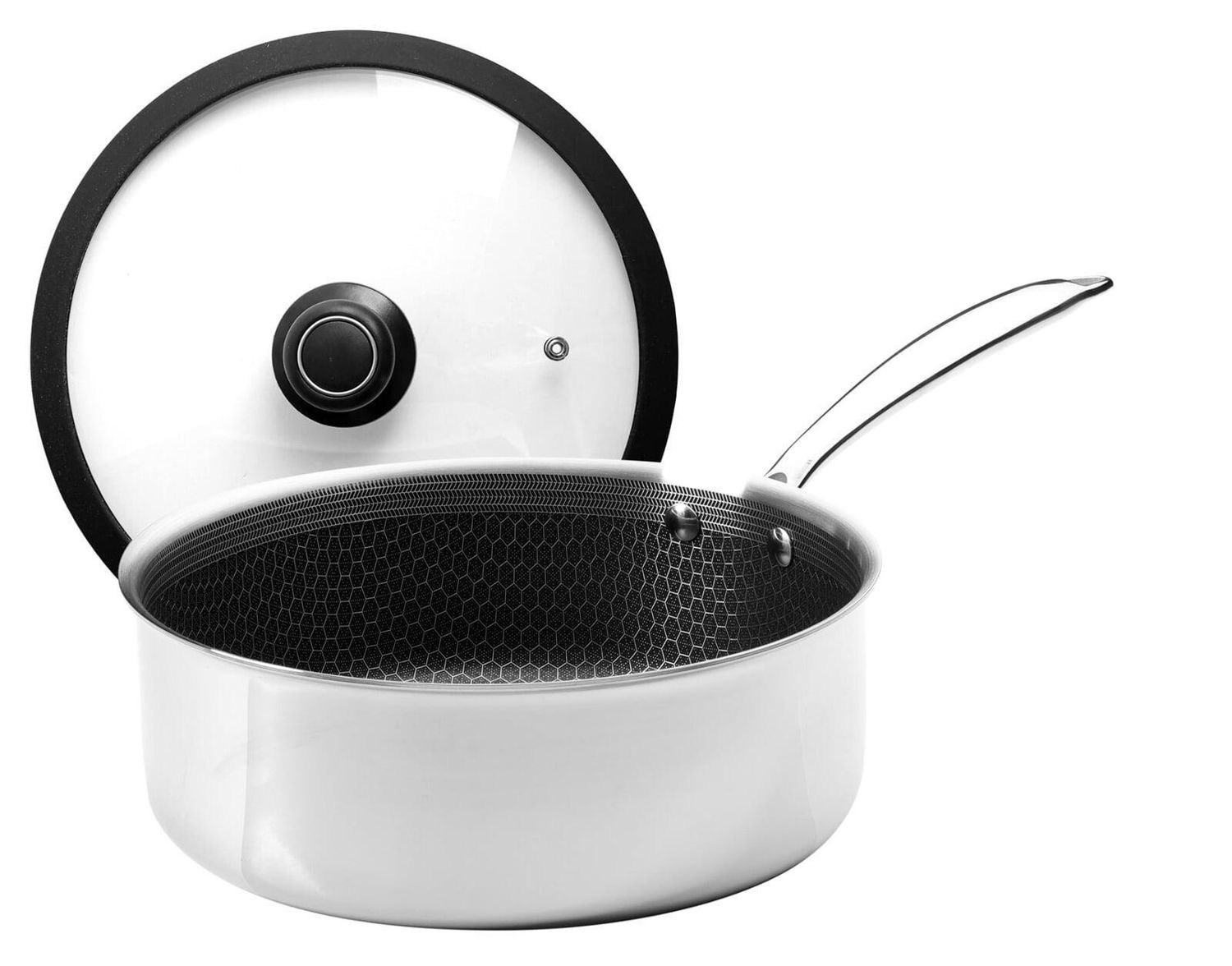 Black Cube Quick Release Sauté Pan w/ Lid, 9.5" dia., 3.0 qt.