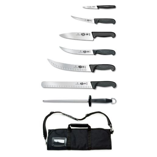 Ultimate 8-Piece Competition BBQ Set, black handles | Victorinox