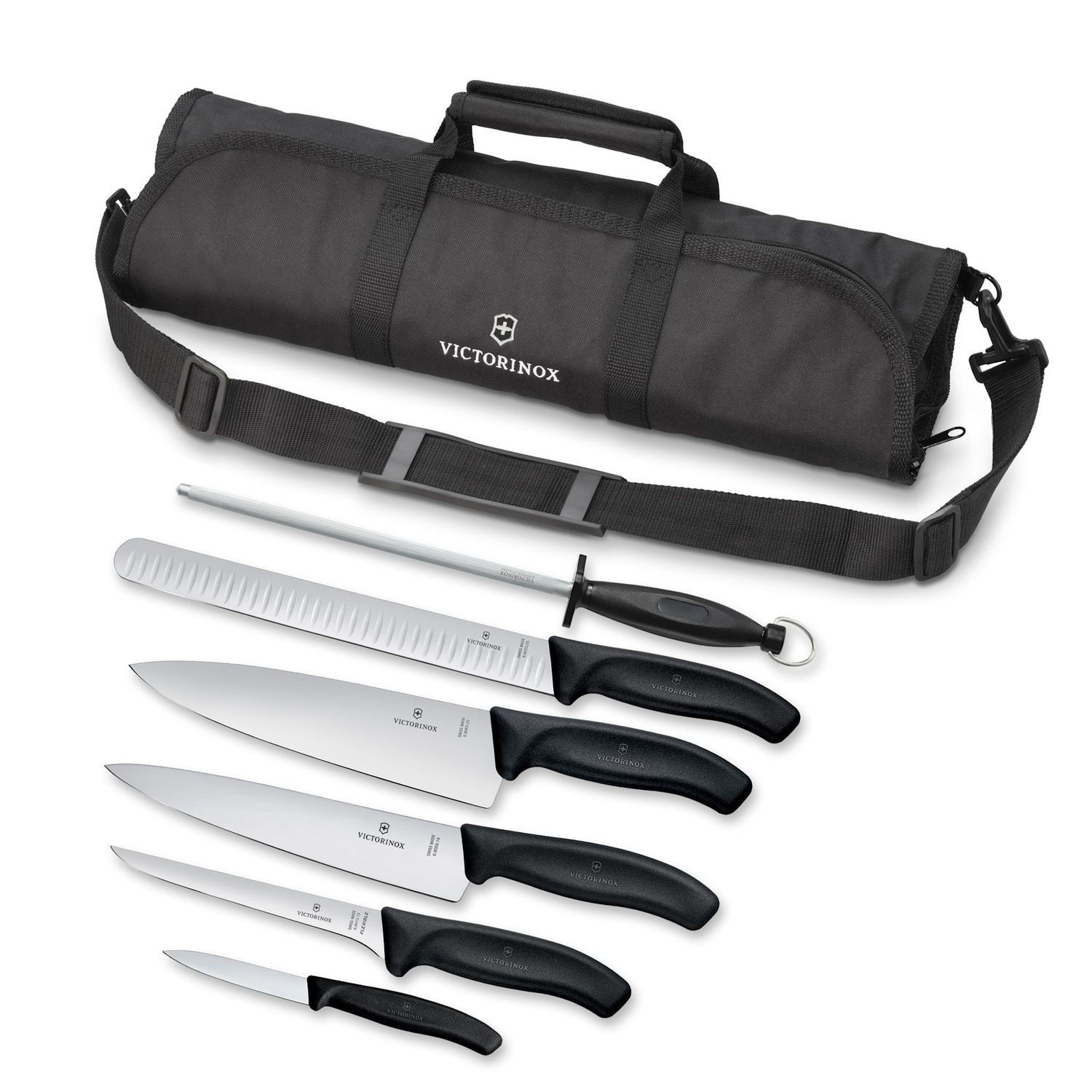 7pc BBQ Set, Black | Victorinox