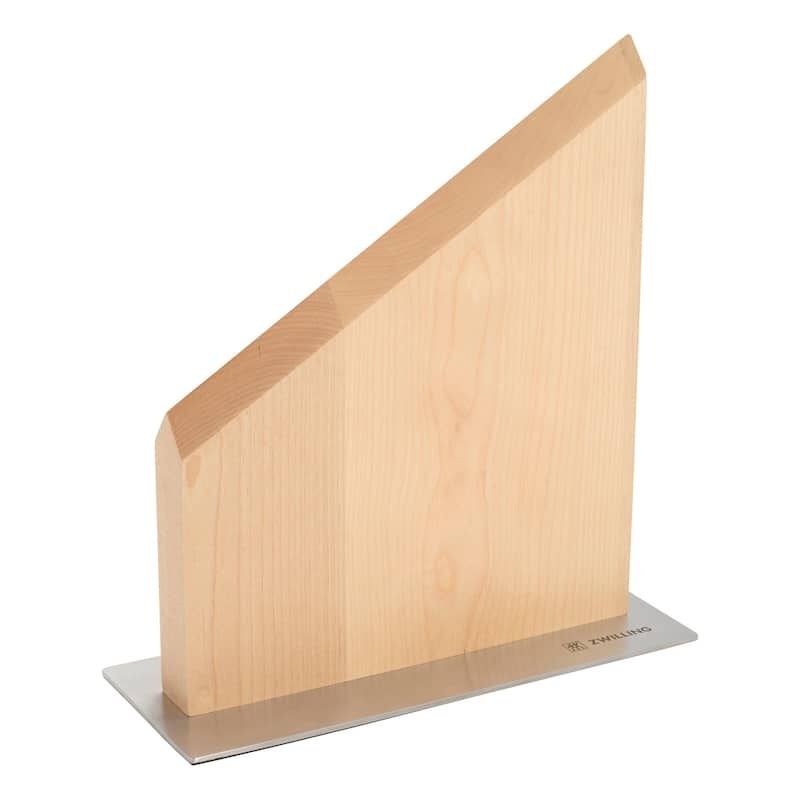 Magnetic natural birch wood storage block with stainless steel base | ZWILLING