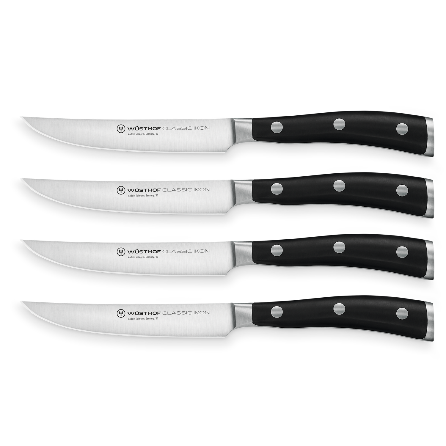 Four Piece Steak Knife Set - Ikon Blackwood | Wusthof