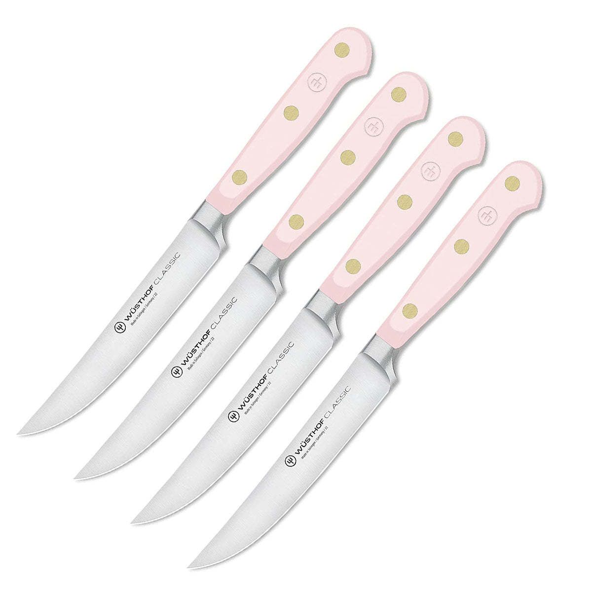 Four Piece Steak Knife Set - Classic Pink Sea Salt | Wusthof