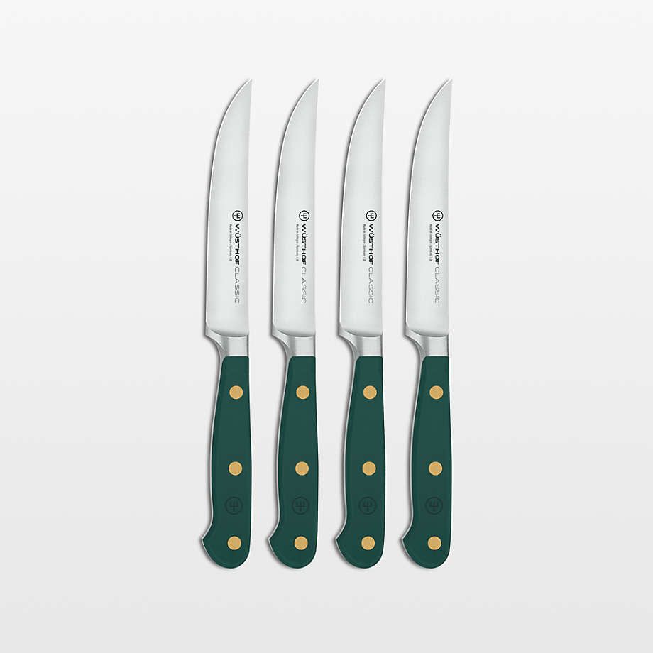 Four Piece Steak Knife Set - Classic Fresh Rosemary | Wusthof