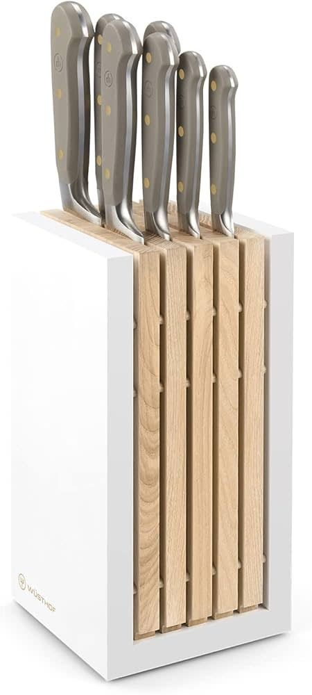 Eight Piece Knife Block Set - Classic Velvet Oyster | Wusthof