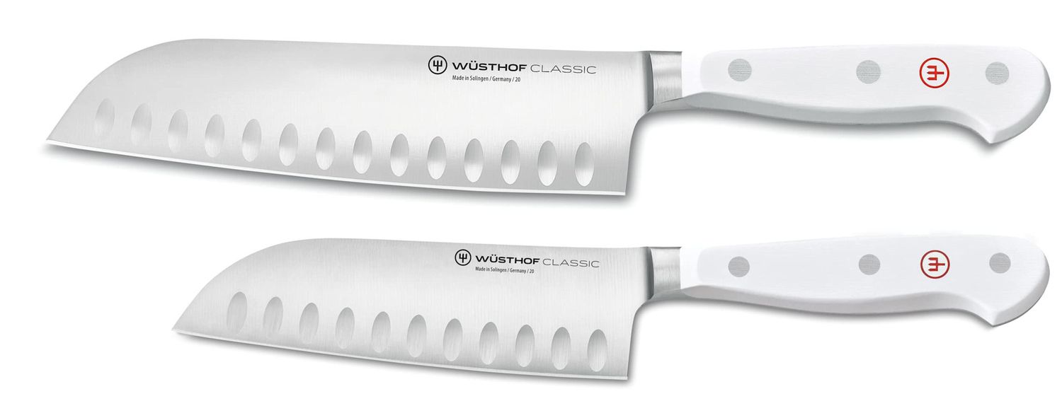 Two Piece Santoku Set - Classic White | Wusthof