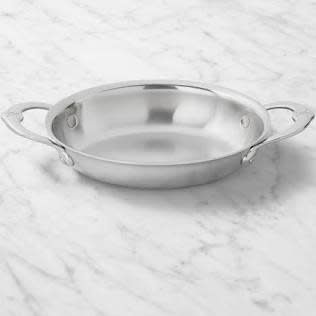 1.0qt OVAL Clad Stainless Steel Au Gratin (32oz, 8.5" x 6.0") - Provisions Roasters, Au Gratins | Hestan