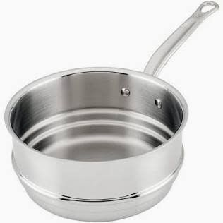 3.0qt SS Double Boiler Insert  fits 3qt Saucepan &amp; Soup Pot, 2qt Saucier - Provisions Accessories | Hestan