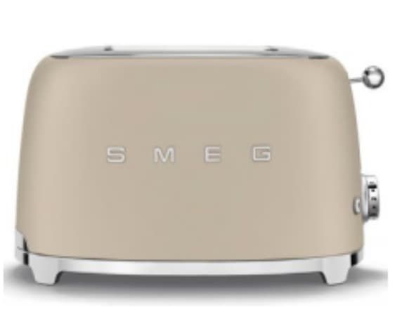 50's Retro Style Aesthetic 2 Slice Toaster Moonlight | SMEG