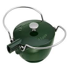 1-qt Round Tea Kettle - Basil | Staub