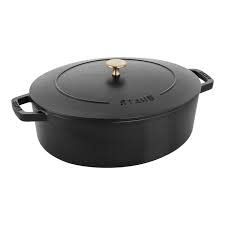 6.25-qt Wide Oval Dutch Oven - Black | Staub