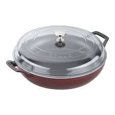 3.5-qt Braiser with Glass Lid - Grenadine | Staub