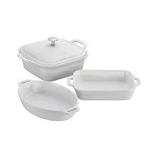 4-pc Mixed Baking Dish Set - White | Staub