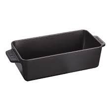 12.75-inch X 5.25-inch Loaf Pan NO LID - Black | Staub