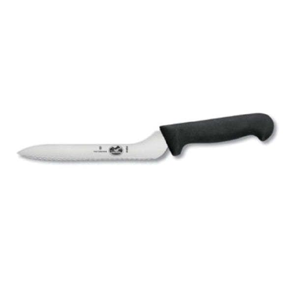 Bread, Forged, 9" Curved, Serrated Blade Black | Victorinox