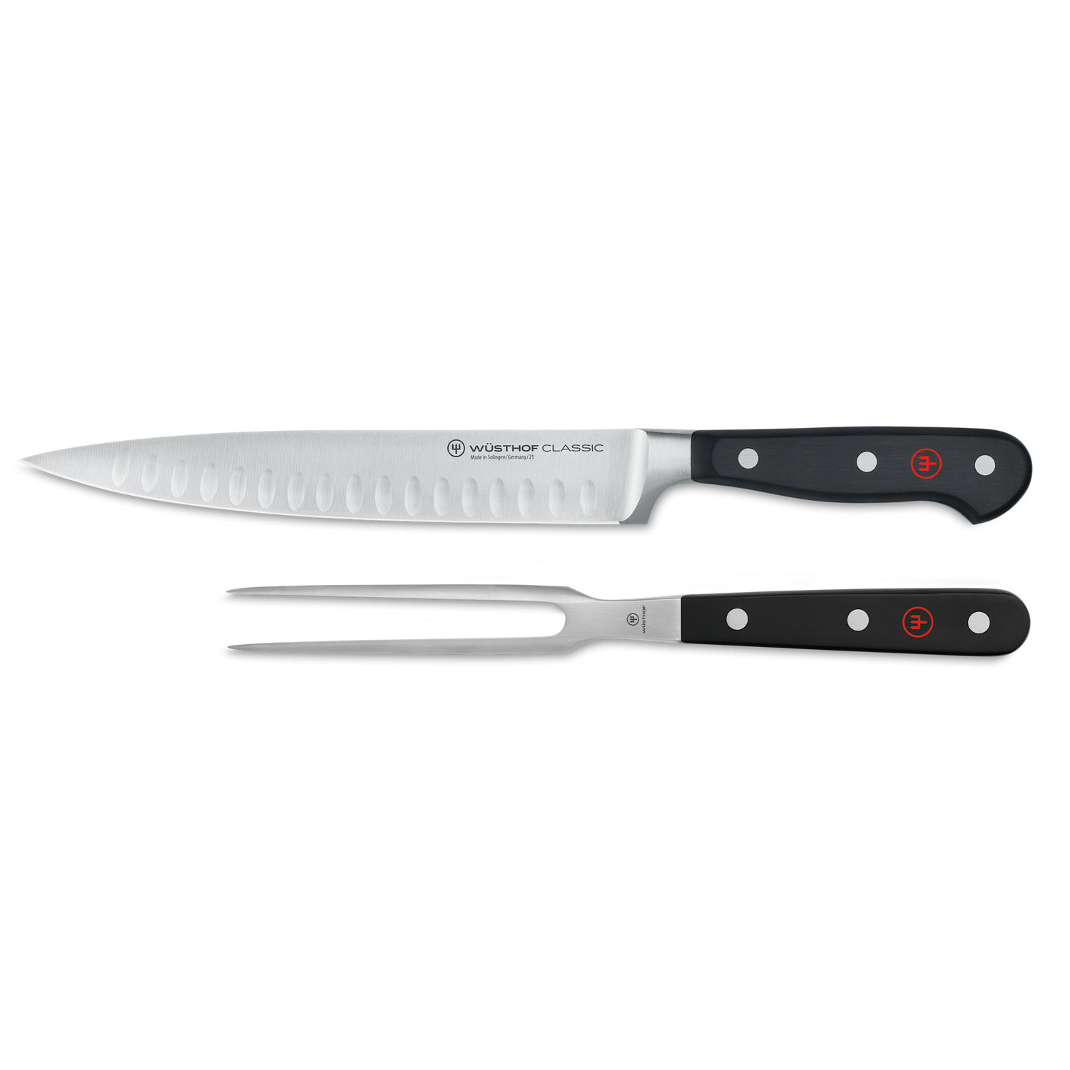 Two Piece Carving Set, Hollow Edge - Classic | Wusthof