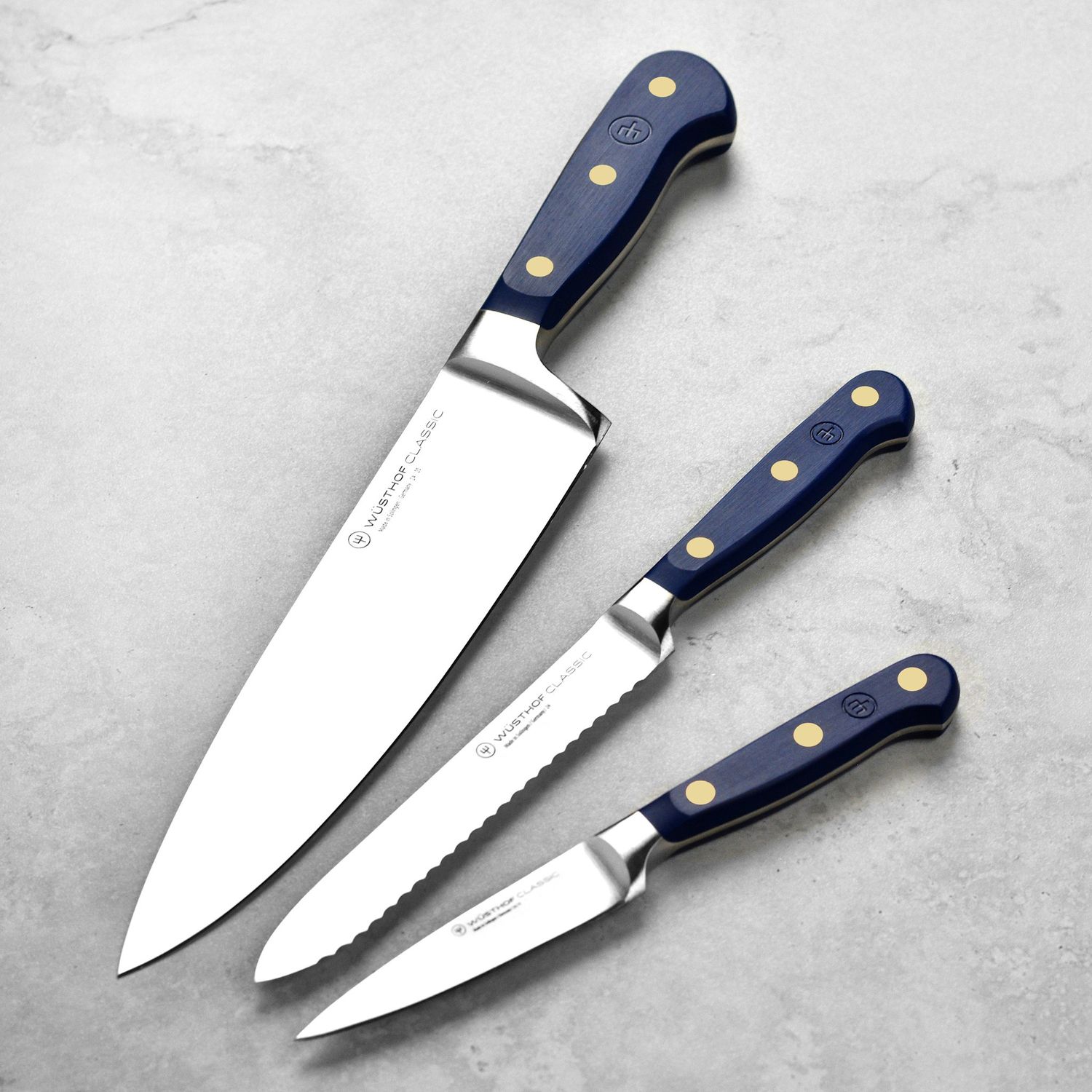Three Piece Knife Set - Classic Wild Blueberry | Wusthof
