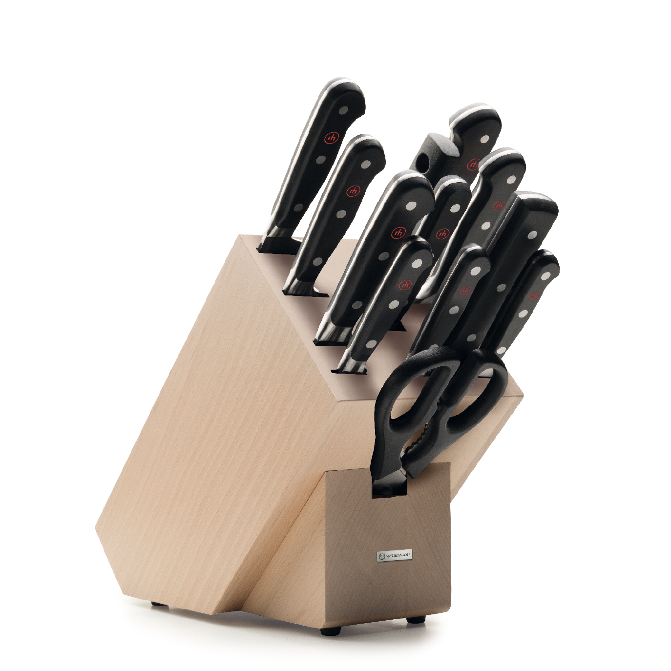 Thirteen Piece Block Set Beech Wood - Classic | Wusthof