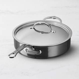 3.5qt Covered Sauté Pan w/helper handle (26cm) - Nanobond | Hestan