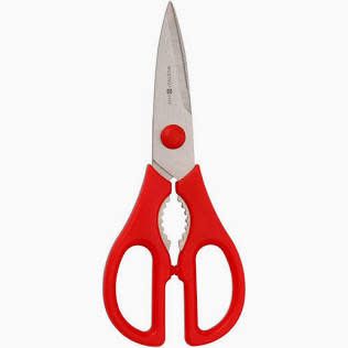 8" Kitchen Shears, Red - Shears | Wusthof
