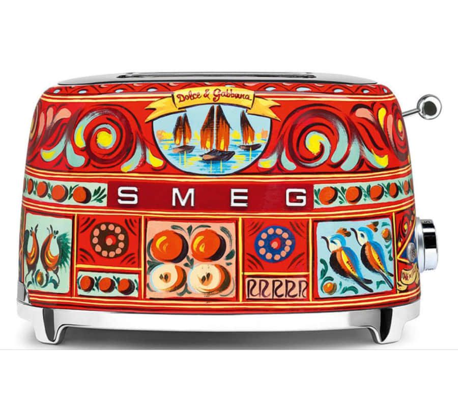 Dolce &amp; Gabbana Sicily 2-Slice Toaster | SMEG