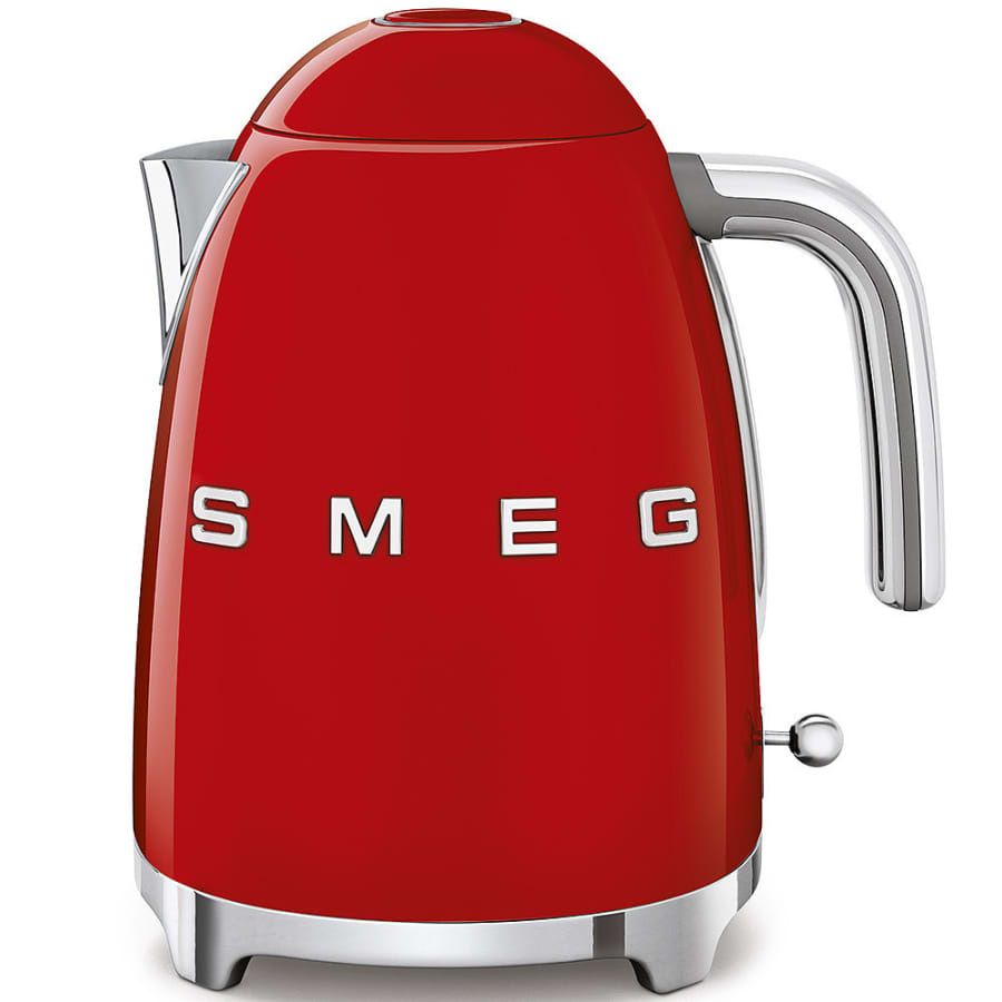 50's Retro Style Aesthetic 7 Cup Kettle Red | SMEG