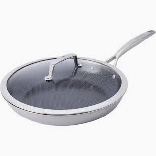 12-inch Stainless Steel Dual Performance Fry Pan + Lid | Henckels