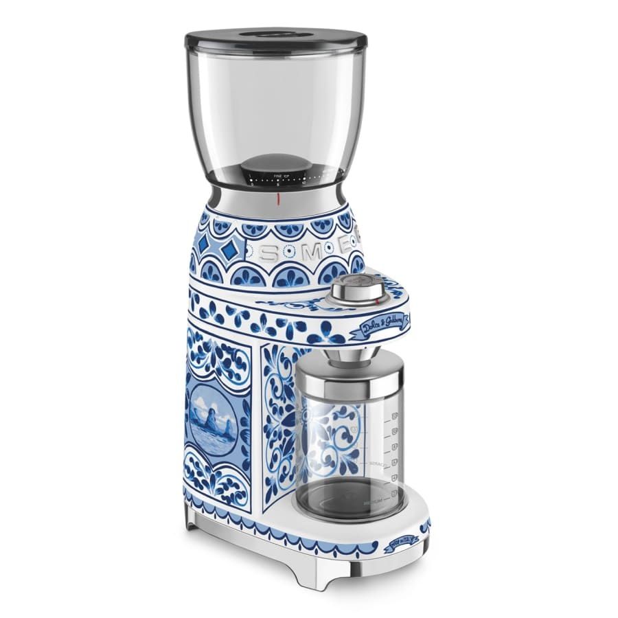 Dolce &amp; Gabbana Blu Med Coffee Grinder | SMEG