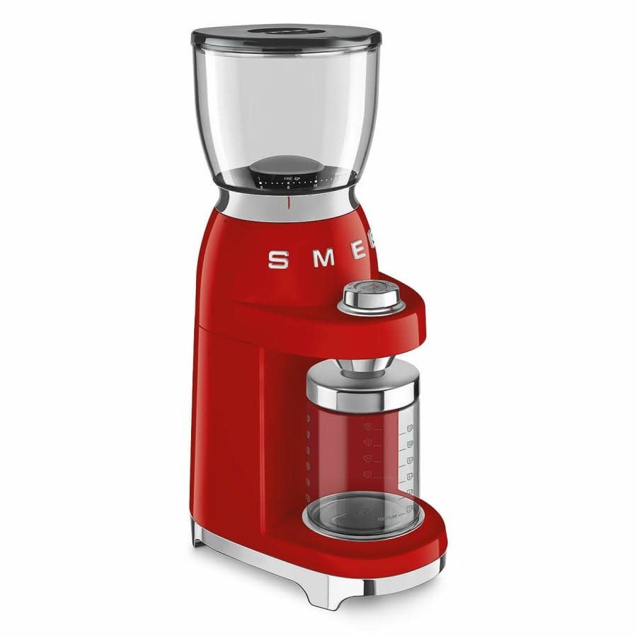 50's Retro Style Coffee Grinder Red | SMEG