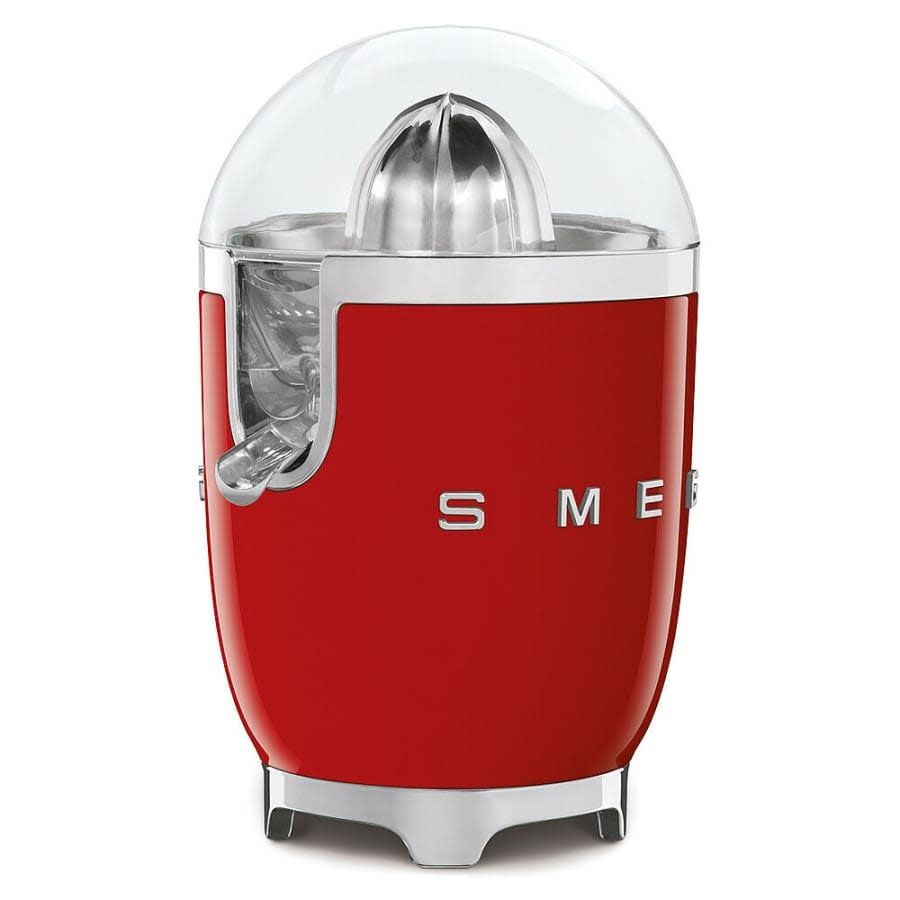 50's Retro Style Aesthetic Citrus Juicer Red | SMEG