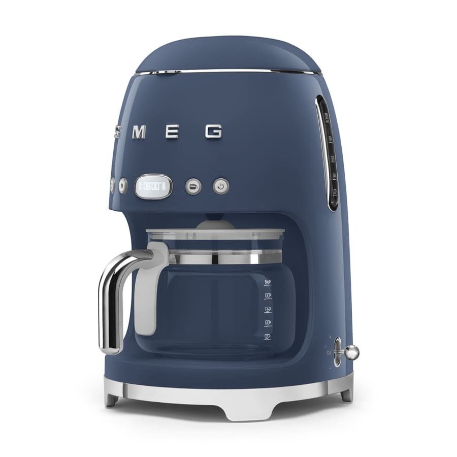50's Retro Style 10 cup Drip Navy | SMEG